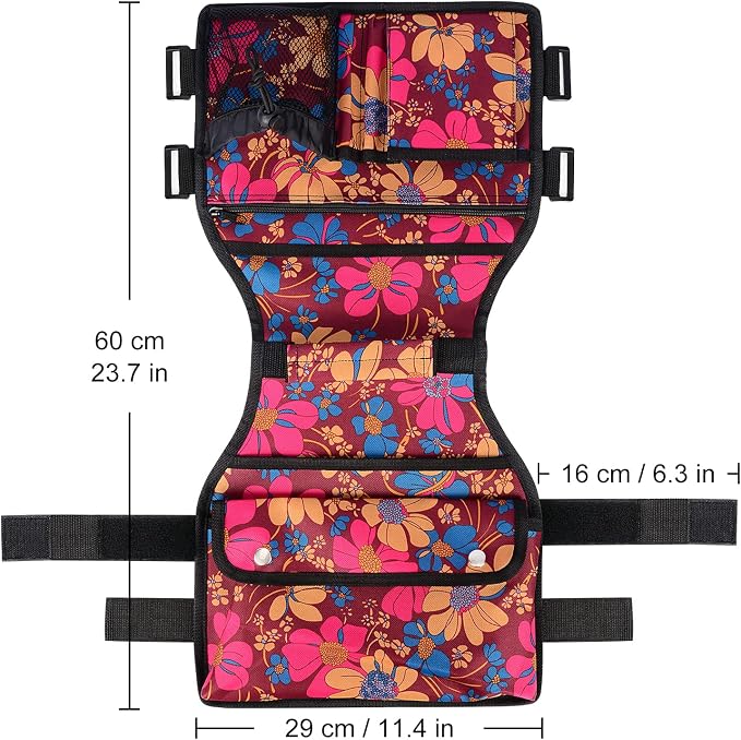supregear Side Walker Bag, Walker Accessories Bag w/Cup Holder, Folding Walker - Image 5