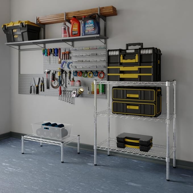 14" Deep x 30" Wide x 34" Height Wire Shelving Kit | 3-Tier | NSF Commercial - Image 5