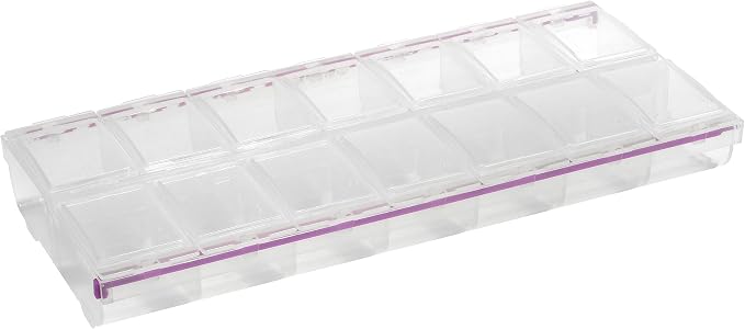 Craft Mates Craft & Sewing Supplies Organizer, 14 Locking Compartments by CRAFTMATES