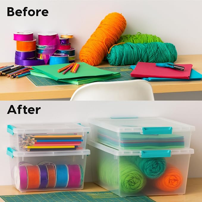IRIS USA 6 Qt. Craft Storage Bins - Image 9