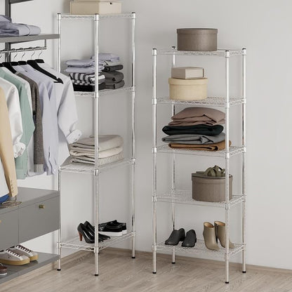 14" Deep x 24" Wide x 64" Height Wire Shelving Kit | 5-Tier | NSF Commercial - Image 7