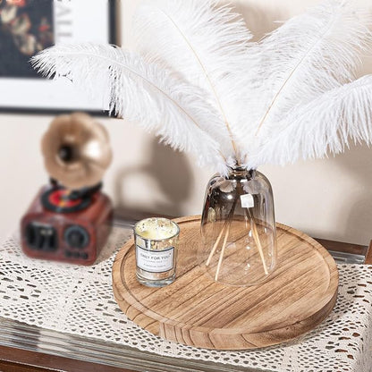 Wood Lazy Susan Organizer Kitchen Turntable - Image 2