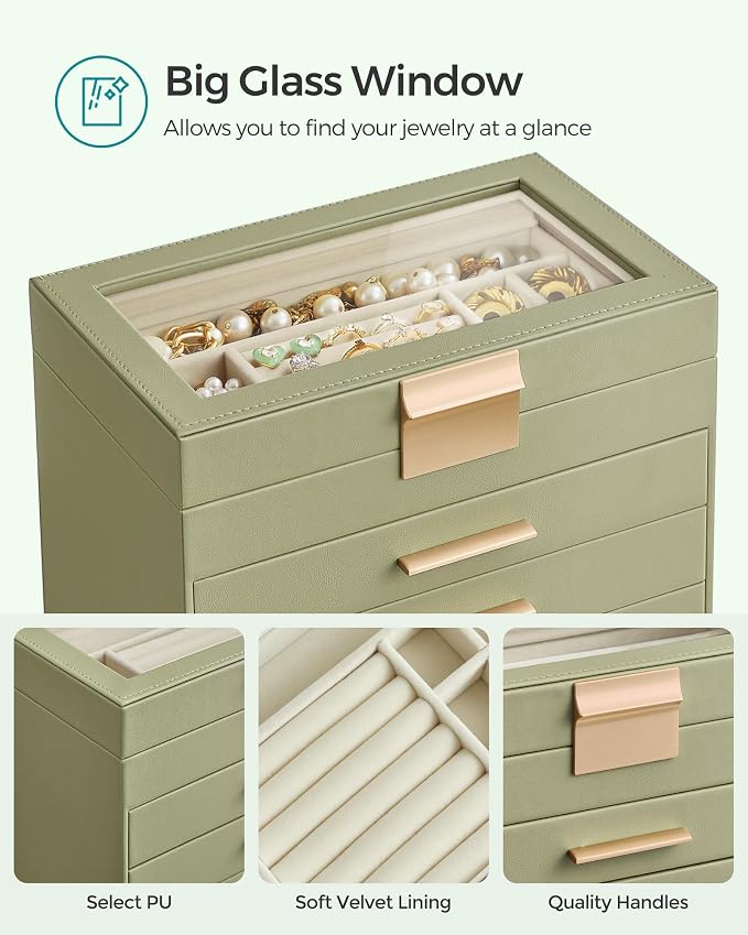SONGMICS Jewelry Box Organizer - Image 4