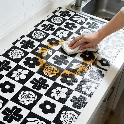 Drawer and Shelf Liner for Kitchen Cabinet, Non Adhesive Anti-Slip Double Layer - Image 3
