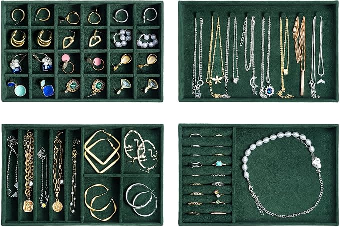 ProCase Stackable Jewelry Organizer Trays by ProCase