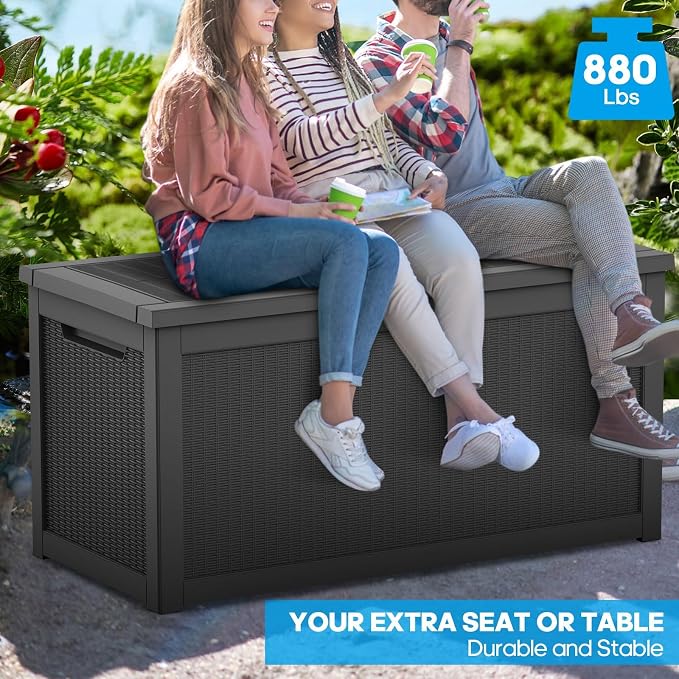 Extra-Large 320 Gallon Outdoor Storage Bin - Image 3