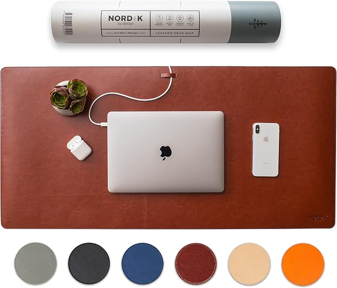 Nordik Leather Desk Mat by NordikByDesign