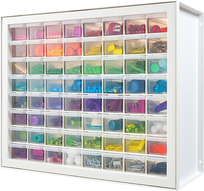 IRIS USA 64-Drawer Screw Organizer, Hardware Storage, Made in USA, Art & Craft by IRISUSA