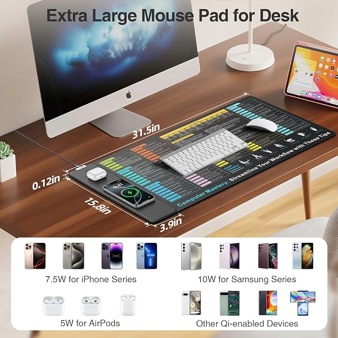 Wireless Charging Mouse Pad - Image 3