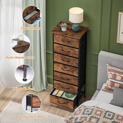 Fixwal Tall Dresser for Bedroom, Storage Dresser Organizer - Image 4