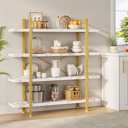 OtterOasis Heavy Duty 4-Tier Industrial Bookcase, 120lbs Shelf Capacity - Image 6