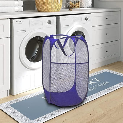 BATTOO Deluxe Strong Mesh Pop up Laundry Hamper Basket - Image 7