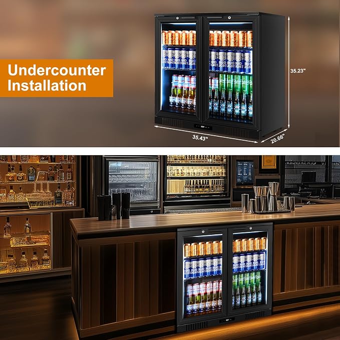 Back Bar Cooler Undercounter Beverage Refrigerator - Image 8