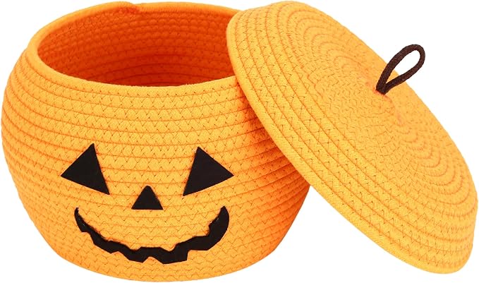 Sea Team Round Cotton Rope Storage Basket by SeaTeam