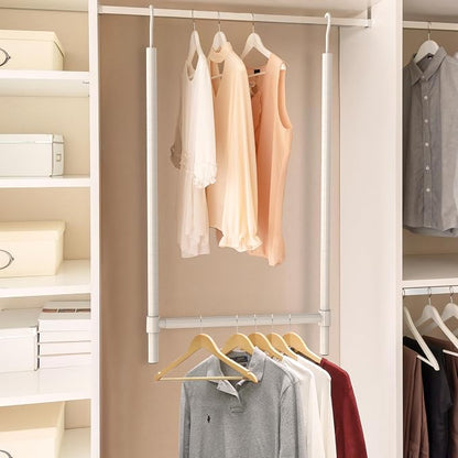 Simple Houseware Adjustable Closet Hanging Rod - Image 5