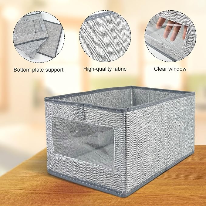 6 Pieces Linen Closet Storage Bins - Image 3