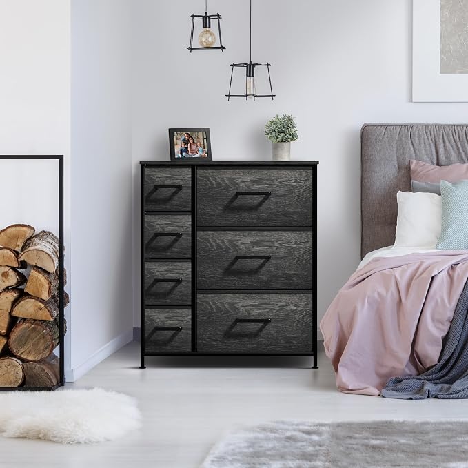 Sorbus Dresser with 7 Faux Wood Drawers - Image 2