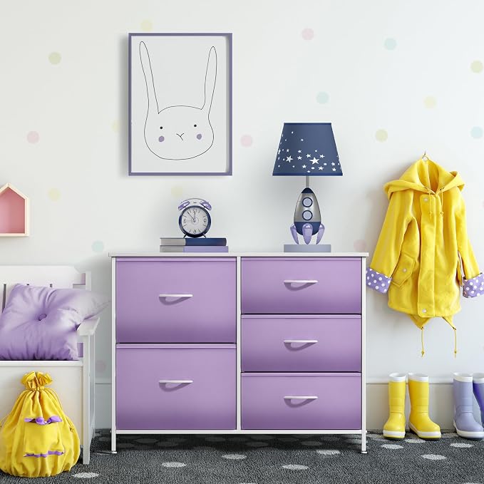Sorbus Kids Dresser with 5 Drawers - Image 6