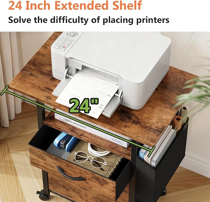 GYIIYUO 2 Drawer File Cabinet - Image 4