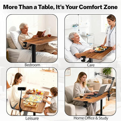 Adjustable Overbed Bedside Table - Image 7