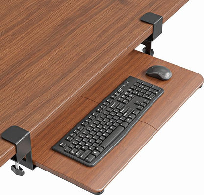 BONTEC KMT01 Under Desk Keyboard Tray, Pull-Out Keyboard & Mouse Platform by BONTEC