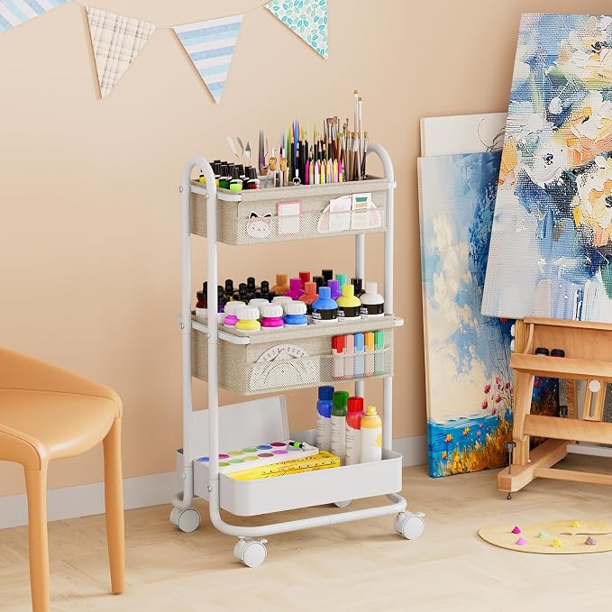 Modanais Baby Diaper Caddy Organizer Cart - Image 6