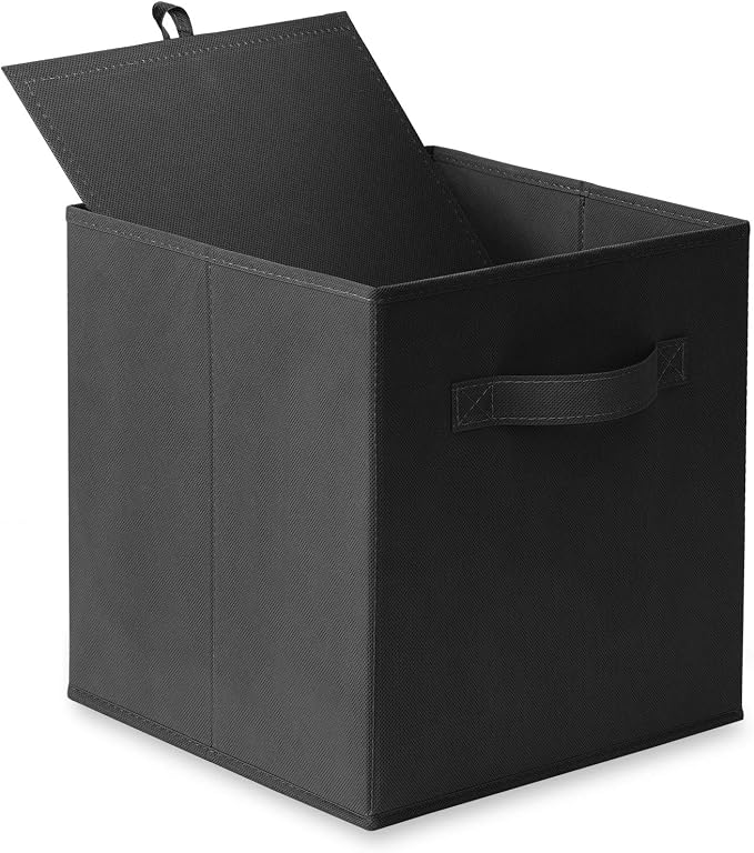 Casafield Set of 6 Collapsible Fabric Cube Storage Bins, Cubby Organizers & More - Image 8