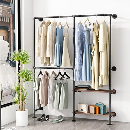 Industrial Pipe Clothes Racks - Image 6