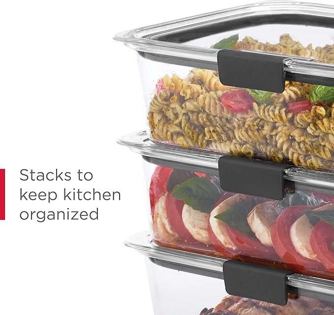 Rubbermaid Brilliance BPA Free 44-Piece Food Storage Containers Set Airtight - Image 7