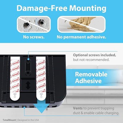 TotalMount Hole-Free Remote Holder – Eliminates Need to Drill Holes in Your Wall - Image 4