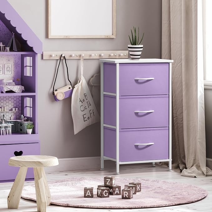 Sorbus Nightstand with 3 Drawers - Image 6