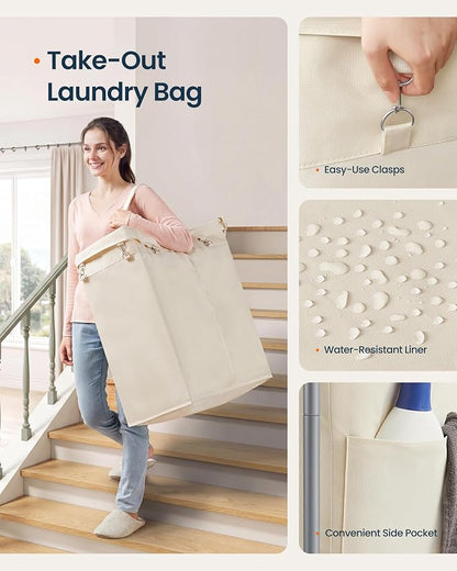 SONGMICS HOME Rolling Laundry Basket - Image 5