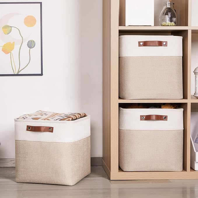 HNZIGE Foldable Storage Baskets Cube Storage Baskets - Image 7