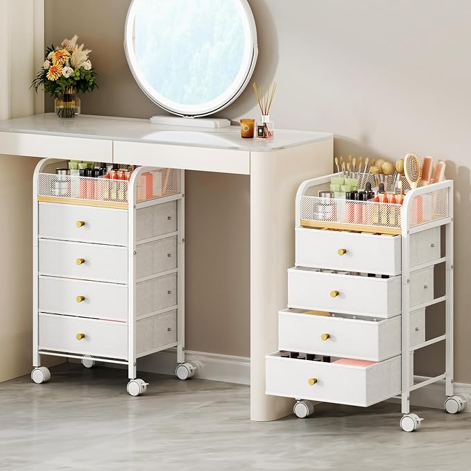 SWTYMIKI Rolling Makeup Organizer Cart by SwtyMiki-TidyHomeSweetLife
