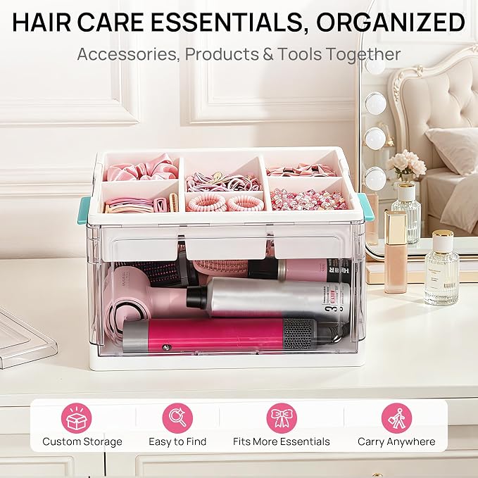 Vtopmart 24 QT Clear Plastic Craft Organizers and Storage Box - Image 2