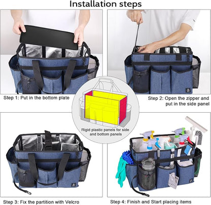 Large Wearable Cleaning Caddy Bag - Image 7
