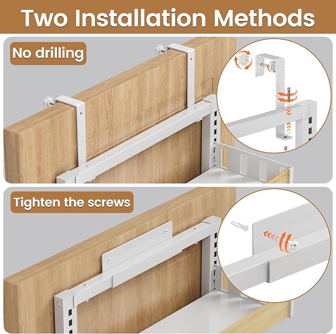 POKIPO 6 Tier Over The Door Pantry Organizer, 2-in-1 Door Hanging or Wall - Image 3