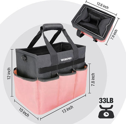 WORKPRO Garden Tool Bag, Heavy Duty Gardening Tote Bag Organizer - Image 2