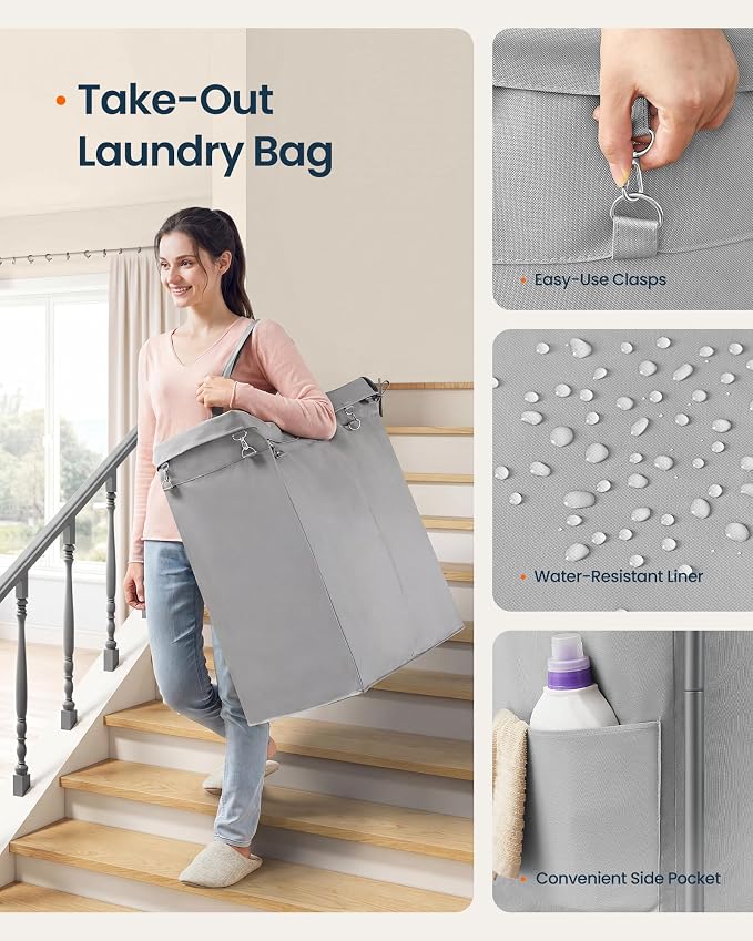 SONGMICS HOME Rolling Laundry Basket - Image 5