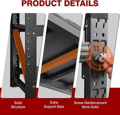 9000LBS Metal Steel Storage Shelves - Image 5