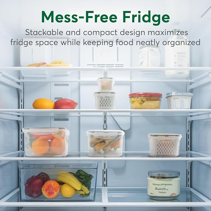 5 Set Fruit Storage Containers for Fridge - Image 2