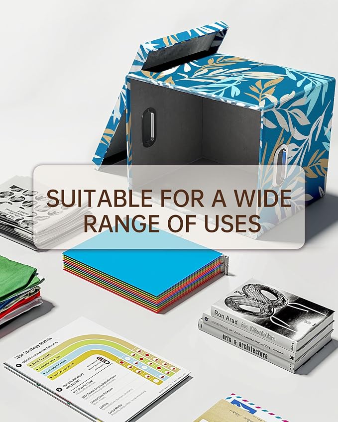 2 Pack File Storage Organizer, Document Organizer, Portable File Box - Image 7