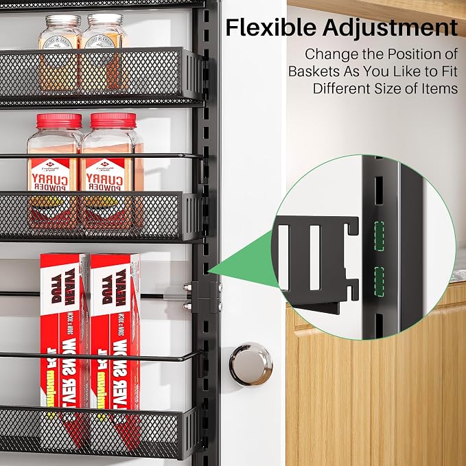 SNTD Over the Door Pantry Organizer - Image 4