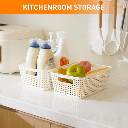 Plastic Storage Baskets With Lid, Storage Bins - Image 8