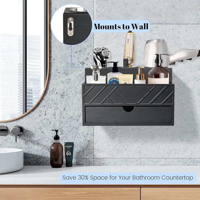 Hair Tool Organizer, Hair Dryer Holder - Image 4