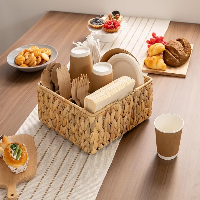 StorageWorks Wicker Silverware Organizer - Image 2