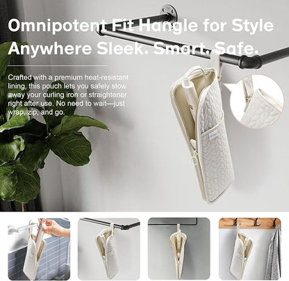 Hot Tools Organizer Heat Resistant Mat Case Hair Tools Holder Travel Bag - Image 3