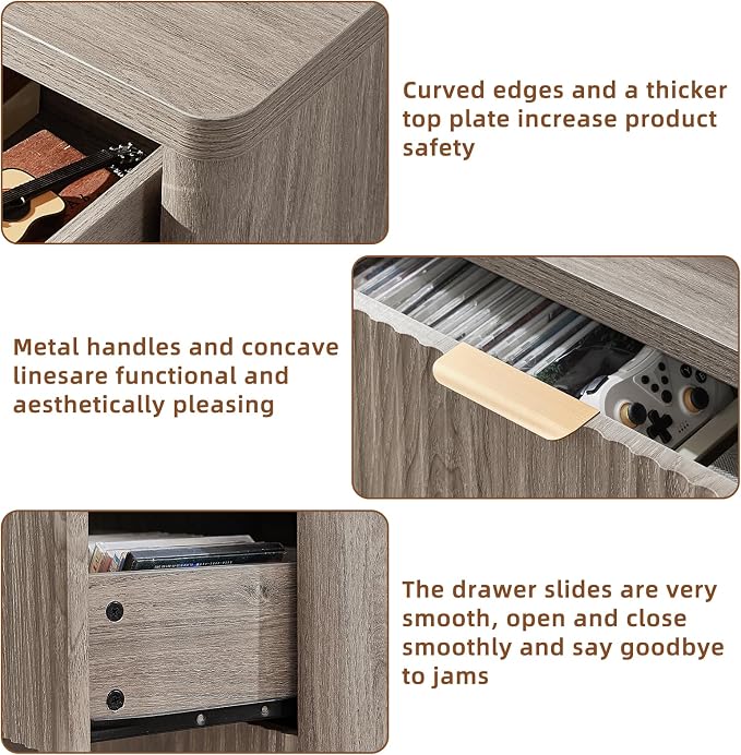 LEYAOYAO Fluted 5 Drawers Dresser - Image 7