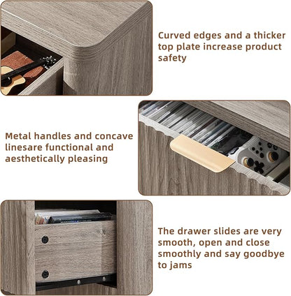 LEYAOYAO Fluted 5 Drawers Dresser - Image 6