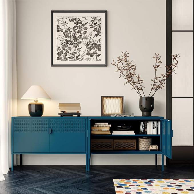 COFaR TV Stand for TVs up to 75 Inch, 40 Inch Media Console - Image 4